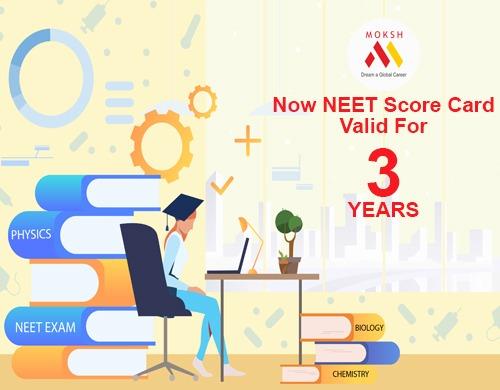 NEET Score now Valid for 3 Years!
