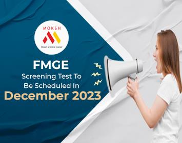 FMGE Screening Test to be Scheduled in December 2023