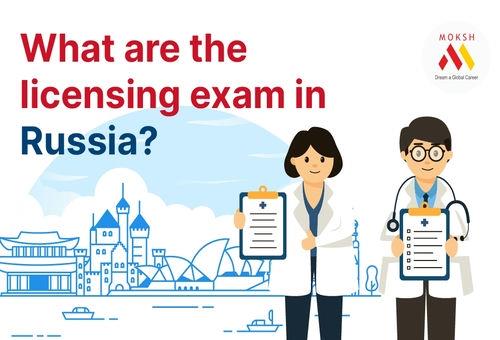 What are the licensing exam in Russia?